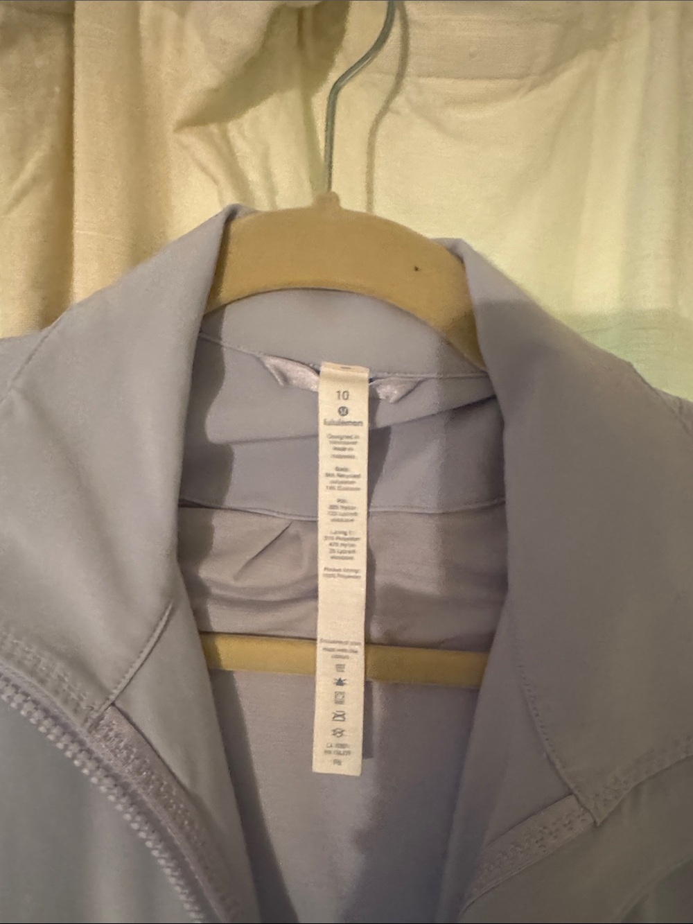 lululemon athletica Light Lavender Jean-Style Jacket